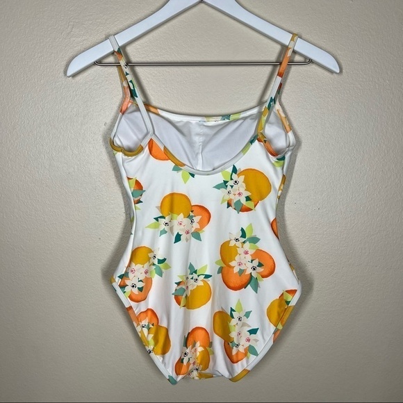 Kate Spade Womens Citrus Floral Print One Piece Bathing Suit Size Small Beach - Picture 5 of 11